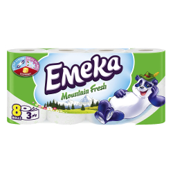 Тоалетна хартия Емека Mountain 8 броя
