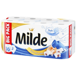 Тоалетна хартия Milde синя 16 броя