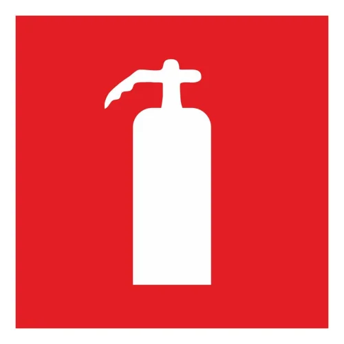 Self-adhesive sign Fire extinguisher, 1000000000002235