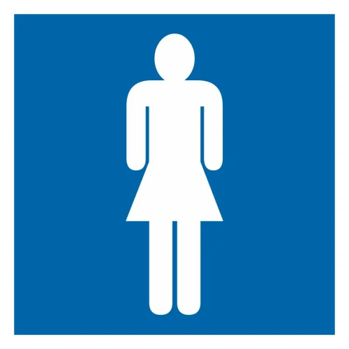 Self-adhesive sign Only for women, 1000000000002236
