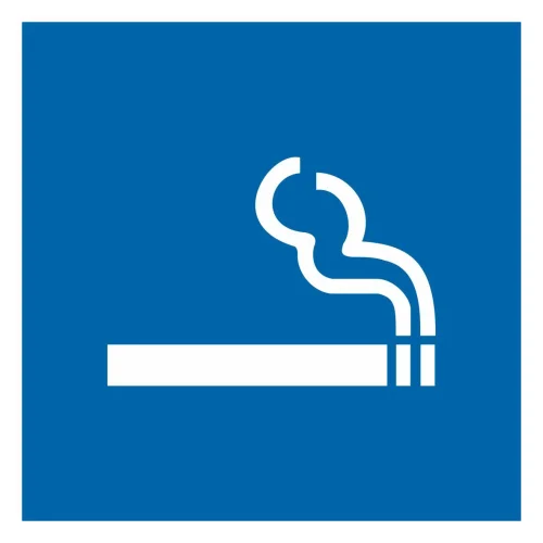 Self-adhesive sign Place for smoking, 1000000000002252
