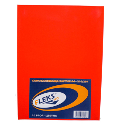 Self-adhesive paper A4 red 10 sheets