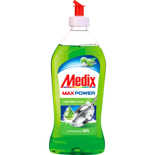 Medix dishes deterg.PowerGel Apple 415ml, 1000000000003859