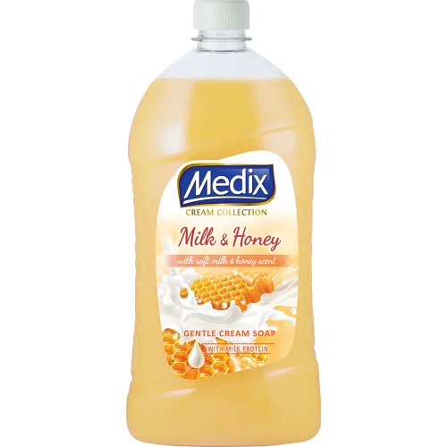 Сапун течен Medix пълн Milk&Honey 800мл, 1000000000003943 02 