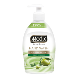 Liquid soap Medix pump Cr.Olive 400ml