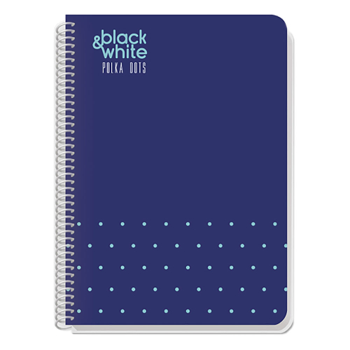Notebook A4 B&W P.DOTS 4T MK SP. 140sh, 1000000000043275 03  — OK Office Notebook A4 B&W P.DOTS 4T MK SP. 140sh, 1000000000043275 03