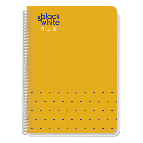 Notebook A4 B&W P.DOTS 4T MK SP. 140sh, 1000000000043275 05  — OK Office Notebook A4 B&W P.DOTS 4T MK SP. 140sh, 1000000000043275 05