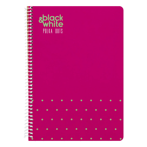 Notebook A4 B&W P.DOTS 4T MK SP. 140sh, 1000000000043275 06  — OK Office Notebook A4 B&W P.DOTS 4T MK SP. 140sh, 1000000000043275 06