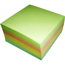 Paper cube 86/86  colored glued 400sh