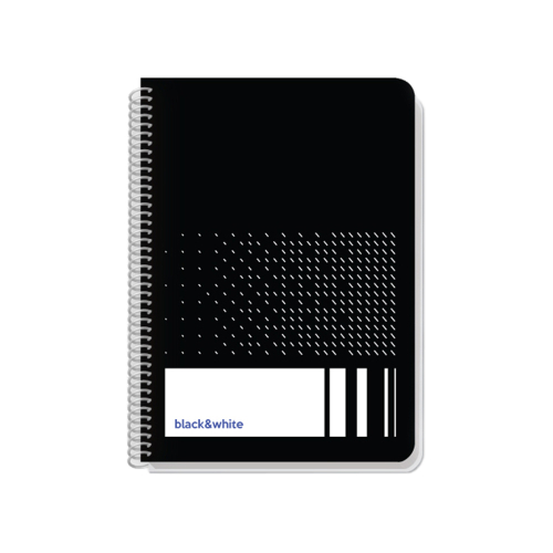Тетрадка A4 B&W EXCLUSIVE 2Т PP СП. 80л, 1000000000043298 02 