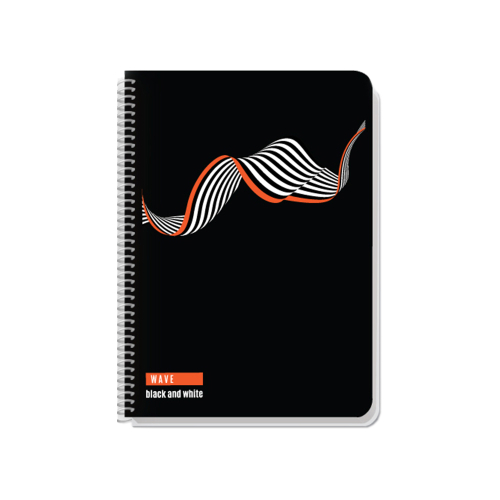 Тетрадка A4 B&W EXCLUSIVE 2Т PP СП. 80л, 1000000000043298 03 