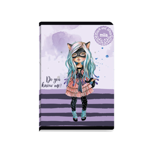 Notebook A5 B&W MIIA SR MK 40sh, 1000000000043301 03 