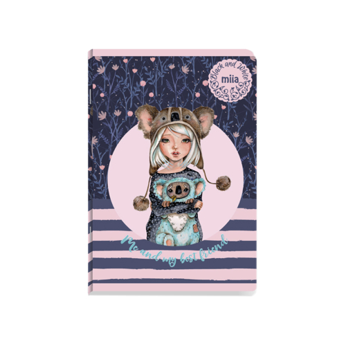 Notebook A5 B&W MIIA SR MK 40sh, 1000000000043301 04 