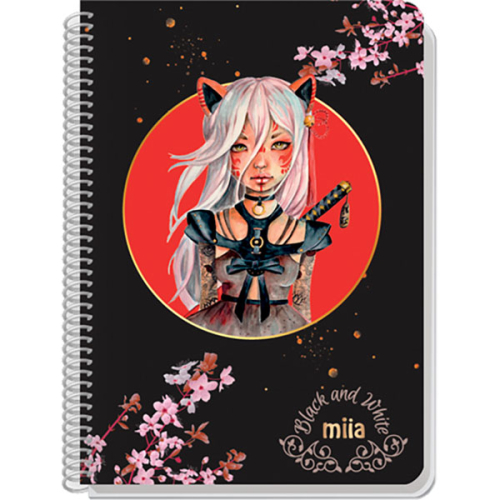 Тетрадка A5 B&W MILA 3Т МК СП. 90л, 1000000000043251 02 