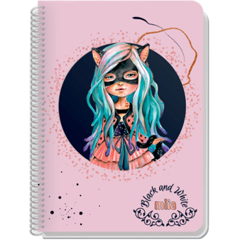 Тетрадка A5 B&W MILA 3Т МК СП. 90л, 1000000000043251 03 