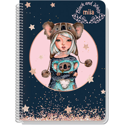 Тетрадка A5 B&W MILA 3Т МК СП. 90л, 1000000000043251 04 