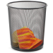 Waste basket metal grid black 12l, 1000000000003814 02 