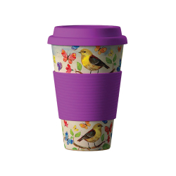 Чаша еко бамбук Птици 400мл