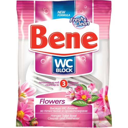 Ароматизатор WC Bene Flowers блокче 40гр, 1000000000022642