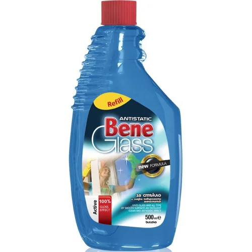 Bene glass detergent refill 500 ml, 1000000010001771