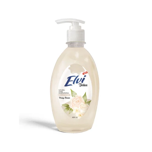 Soap liquid Elvi Pump Peony Cream 400 ml, 1000000000022656