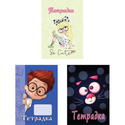 Тетрадка A5 ШР МК 20л офсет