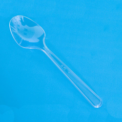 Лъжици пластмасови прозрачни 180Мм оп50