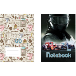 Notebook A4 square SC 60sh newspaper