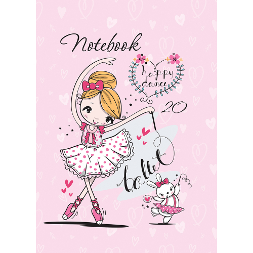 Notebook A5 TWLD SC 20sh offset, 1000000000001706 04 