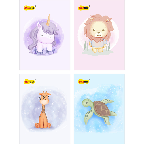 Notebook A5 Colokit WLD SC 80sh offset, 1000000000038431 02 