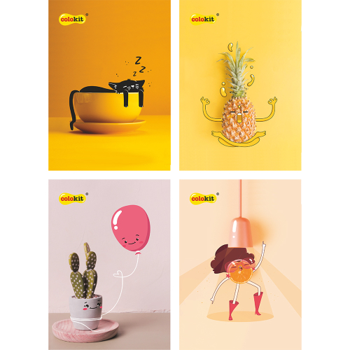 Notebook A5 Colokit WLD SC 80sh offset, 1000000000038431 03 