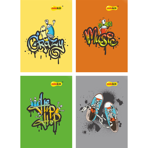 Notebook A5 Colokit WLD SC 80sh offset, 1000000000038431 04 