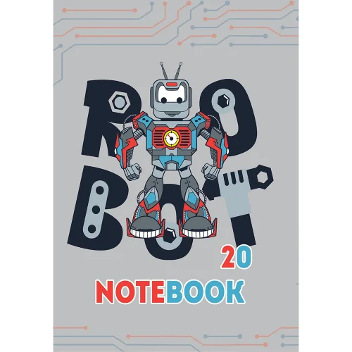 Notebook A5 square. 8/8 GK 20sh newspape, 1000000000005263 03 
