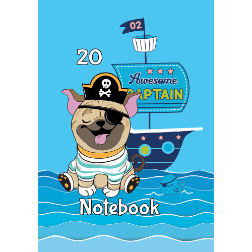 Тетрадка A5 ШР МК 20л вестник, 1000000000005266 02 