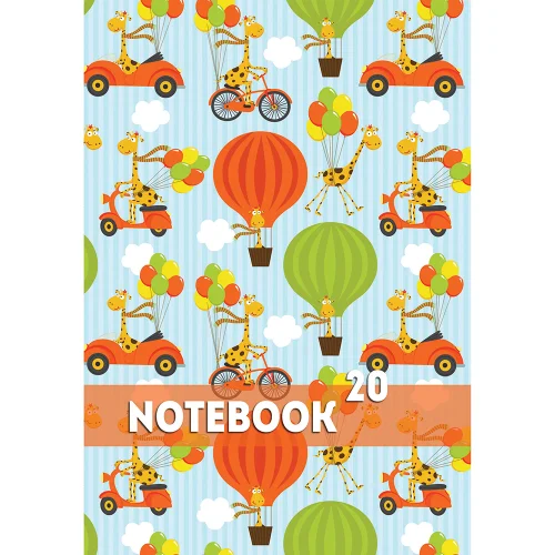 Notebook A5 square. 5/5 SC 20sh newspape, 1000000000005260 02 