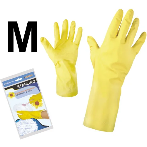 Household rubber gloves size M, 1000000000003824