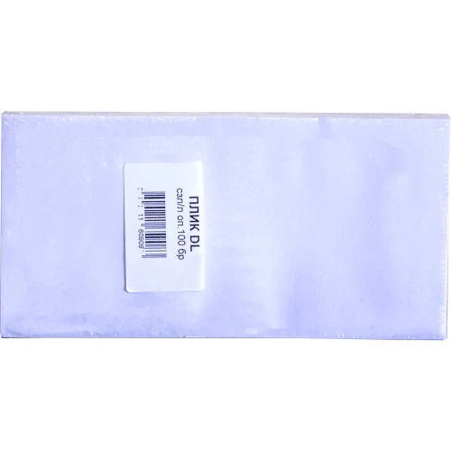 Envelope DL self-adhesive white 100pc, 1000000000004271