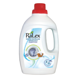 Препарат за пране Ralex 2в1 бяло 1.5 л