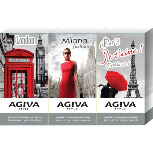 Ароматизирани носни кърпи Agiva 6 броя, 1000000000029235
