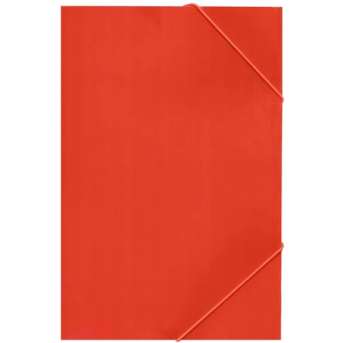 Cardboard folder with elastic orange, 1000000000005607