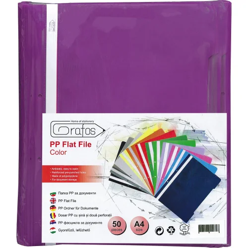 PVC folder with perf. Grafos Color purpl, 1000000000042512 02 