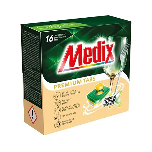 Dishwasher tablets Medix Premium 16 pcs, 1000000000045243