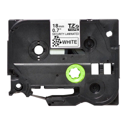 Brother Lamin Tape TZe-SE4 BK/W 18/8 com