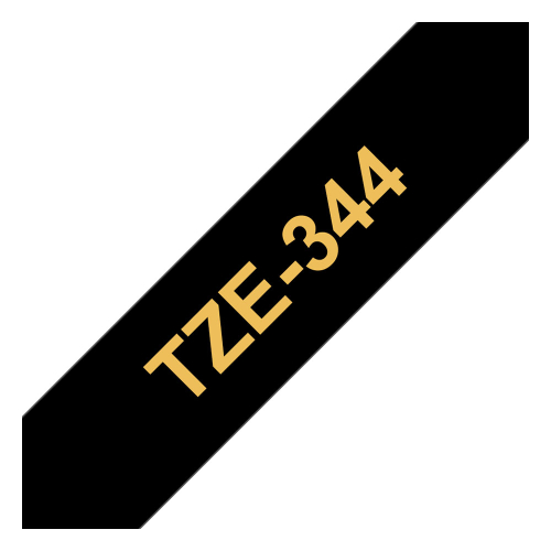 Brother Lamin Tape TZE344 GO/BK 18/8 com, 1000000000049198 02 