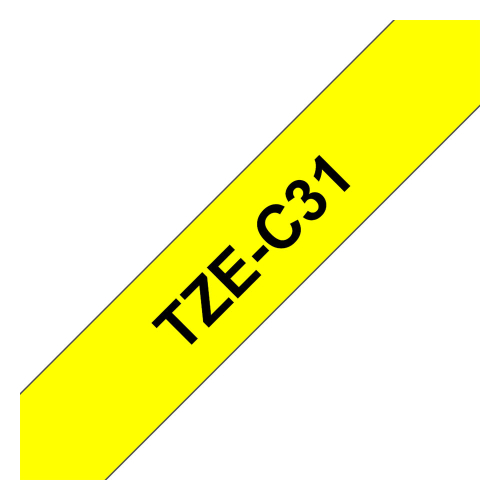 Brother Lamin Tape TZEC31 BK/FY 12/8 com, 1000000000049208 02 