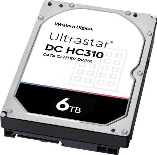 Хард диск WD Ultrastar HC310 ES, 6TB, 7200rpm, 256MB, SATA 3, 2003807000010148