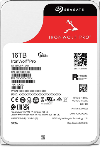 Твърд диск Seagate HDD IronWolf Pro, 16TB, 2003807000010896 02 