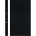 PVC folder with perforation glossy black, 1000000000038135 03 