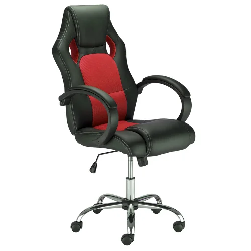 Race gaming chair eco-leather black/red, 1000000000038577
