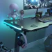 Adjustable table Gaming GET119X-L electr, 1000000000039628 12 